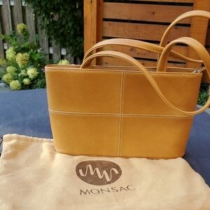 Monsac Mustard Yellow Shoulder Bag